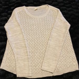 Gray casual sweater